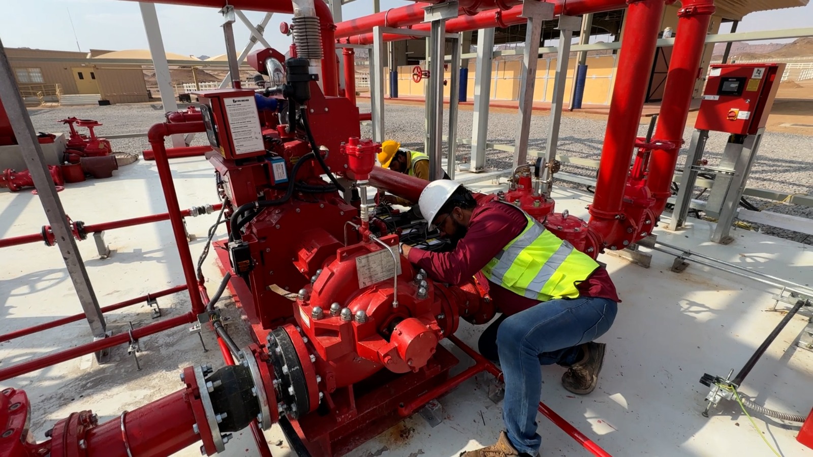 Fire Fit Out project in Saudi Arabia